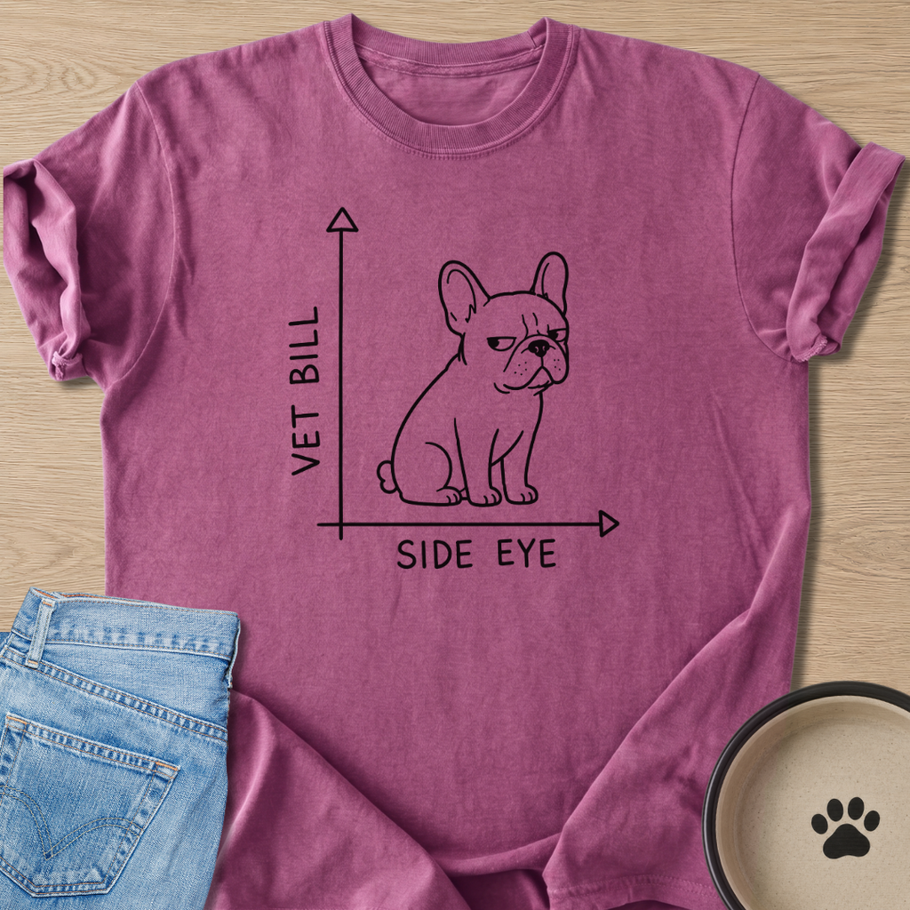 Frenchie Chart T-shirt