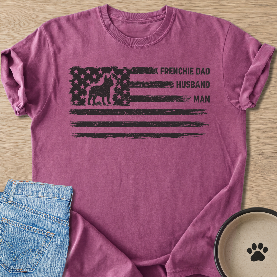 Frenchie Dad T-shirt