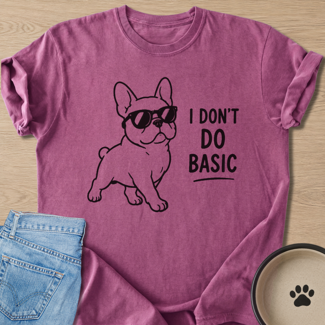 I Don't Do Basic T-shirt