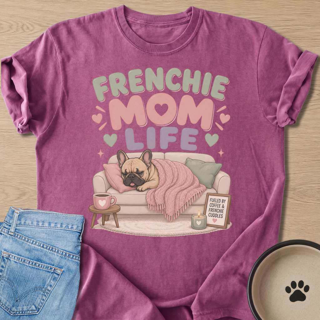 Frenchie Mom Life T-shirt