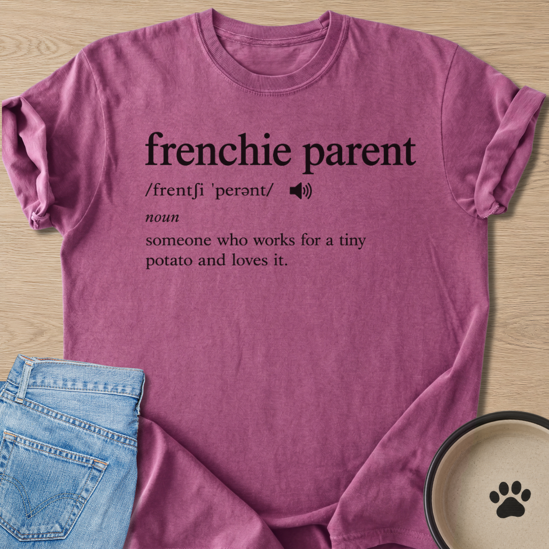 frenchie parent T-shirt