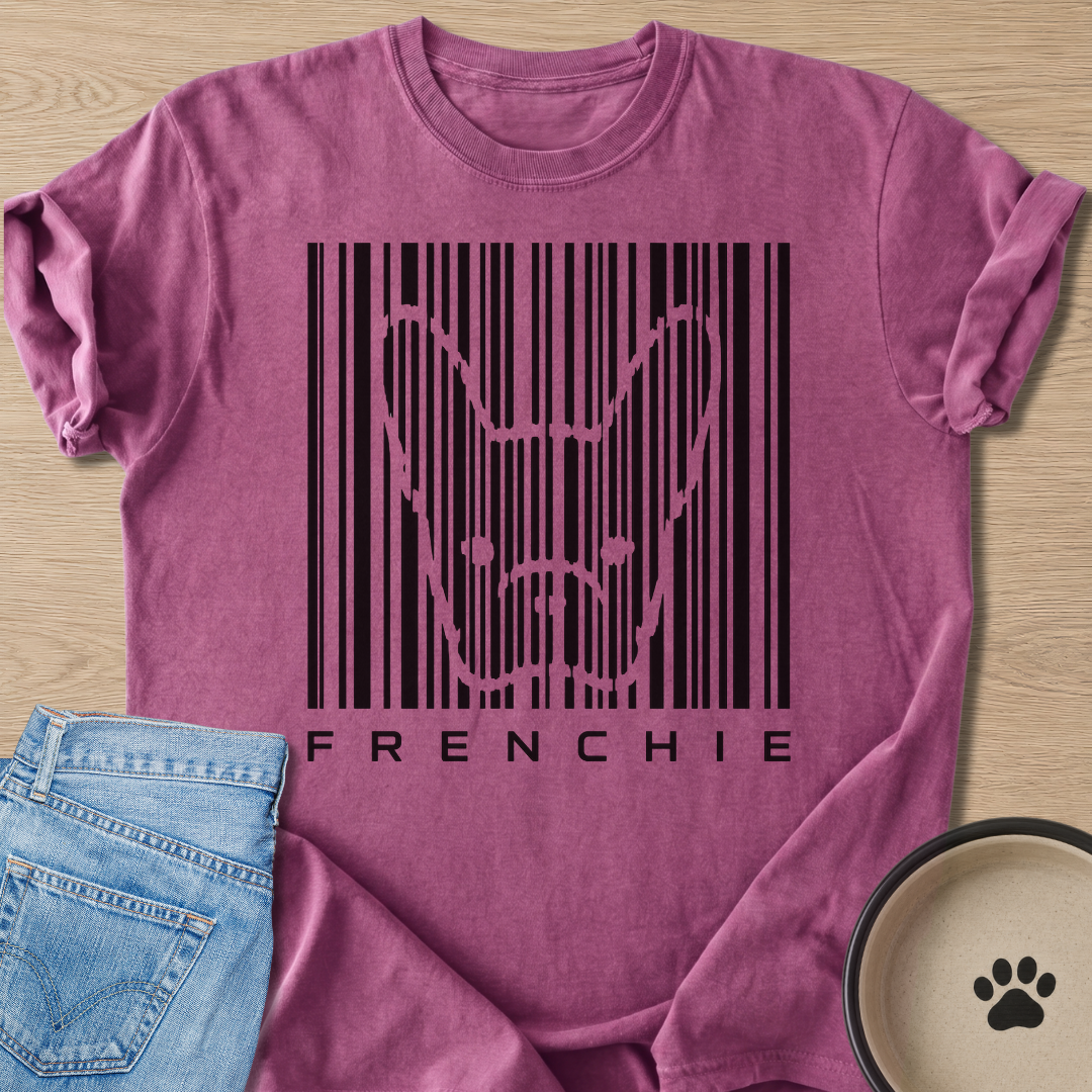 Frenchie Barcode T-shirt