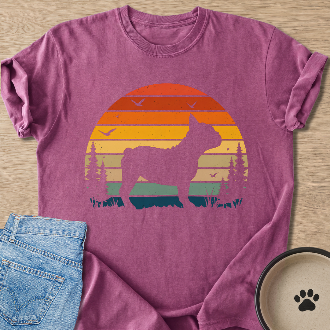 Frenchie Sun T-shirt