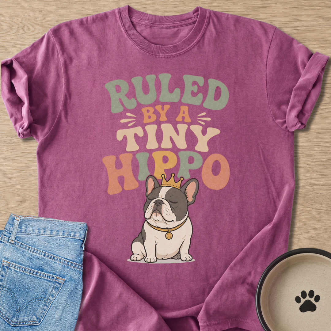 Ruled By A Tiny Hippo T-shirt