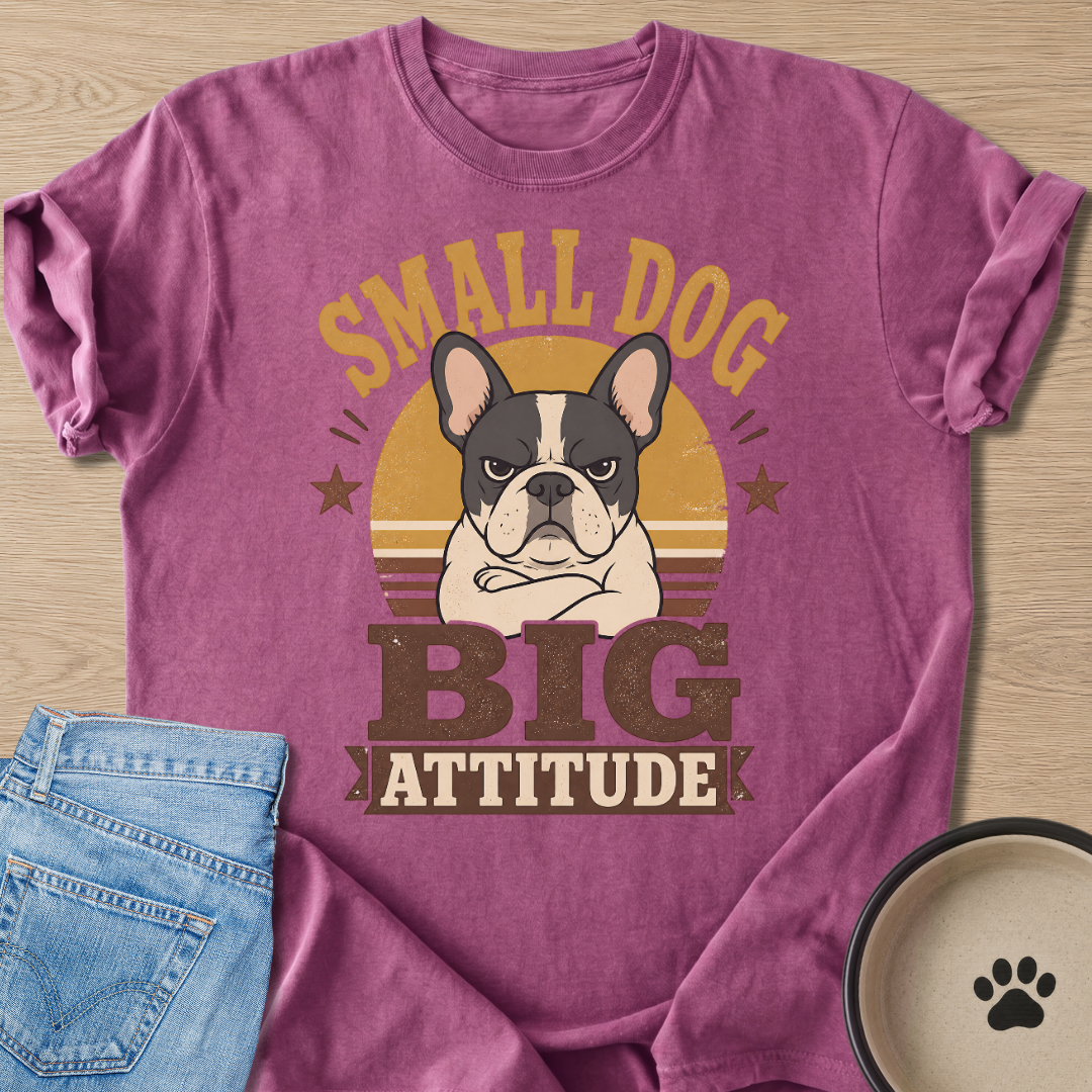 Small Dog Big Attitude T-shirt