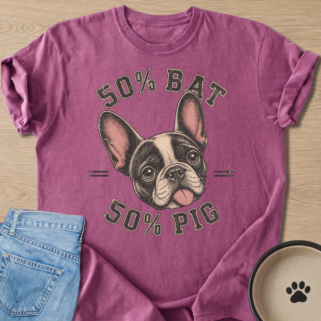 %50 Bat %50 Pig T-shirt