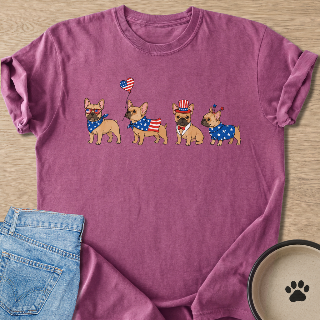 Frenchies of Freedom T-shirt