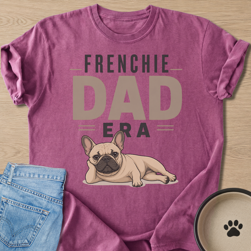 Frenchie Dad Era T-shirt