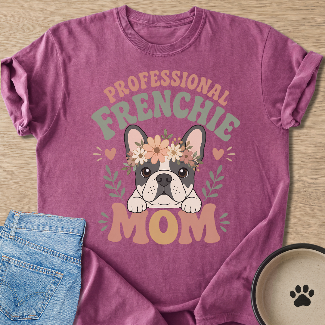 Professional Frenchie Mom T-shirt
