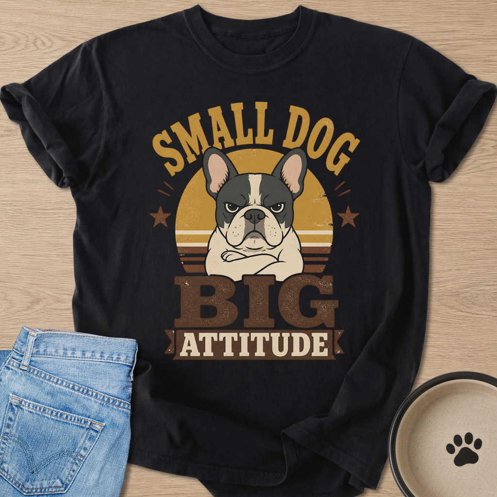 Small Dog Big Attitude T-shirt