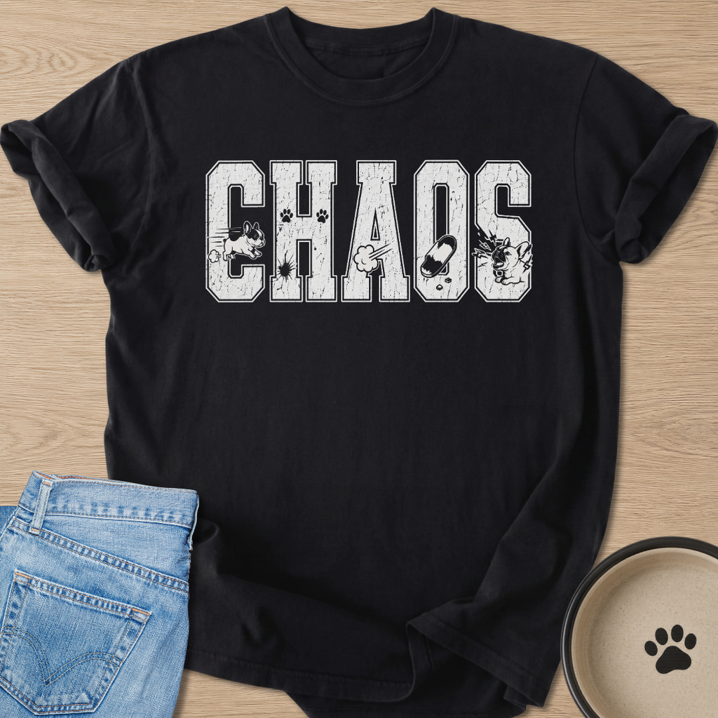 Frenchie Chaos T-shirt