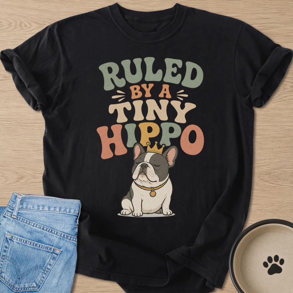 Ruled By A Tiny Hippo T-shirt