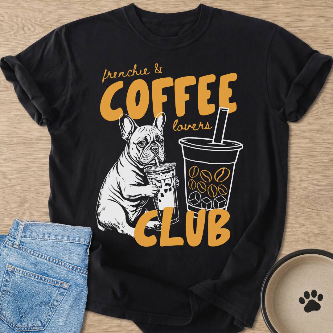 Frenchie & Coffee Lovers T-shirt