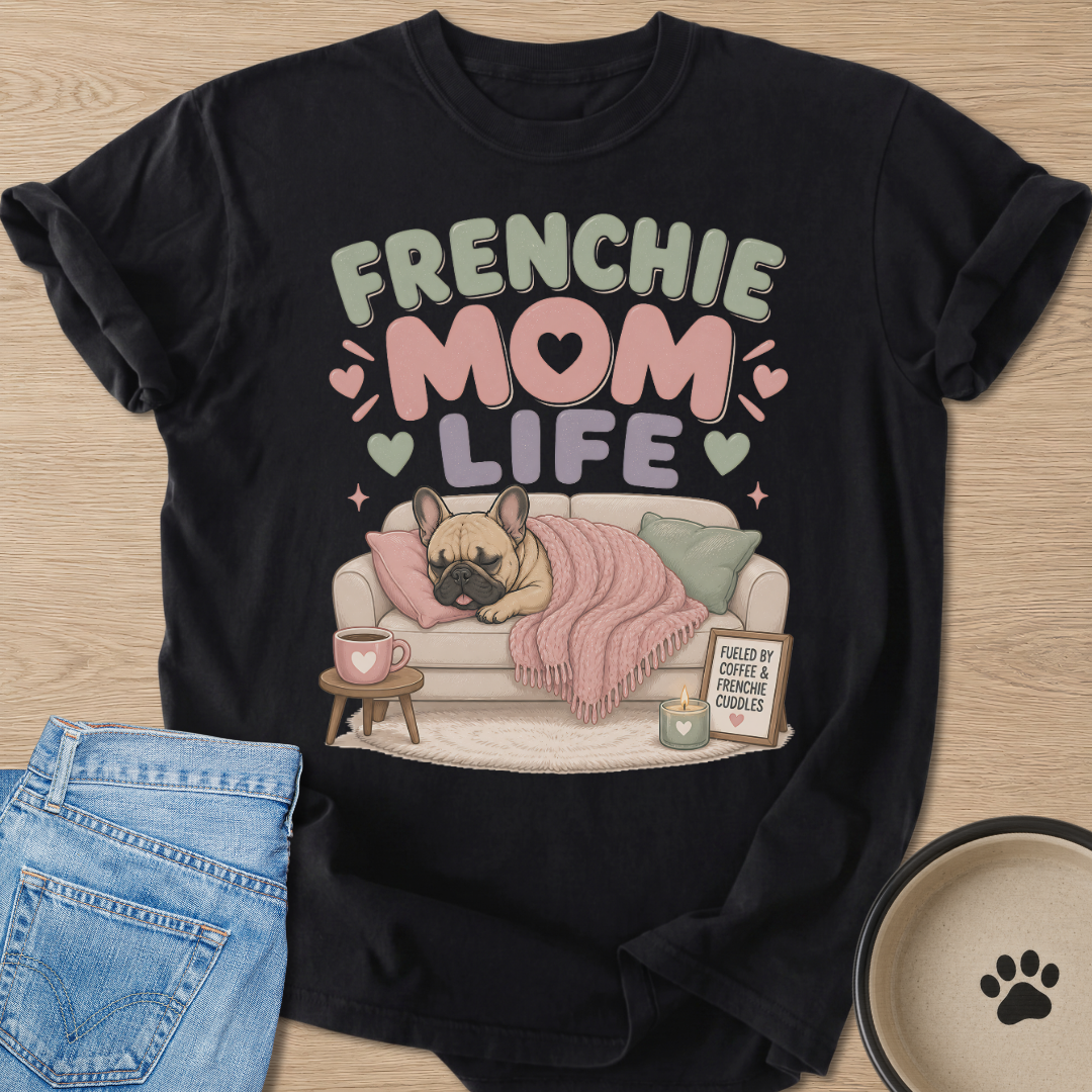 Frenchie Mom Life T-shirt