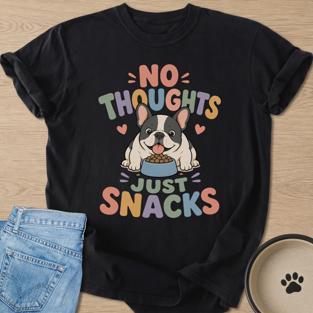 No Thoughts Just Snacks T-shirt