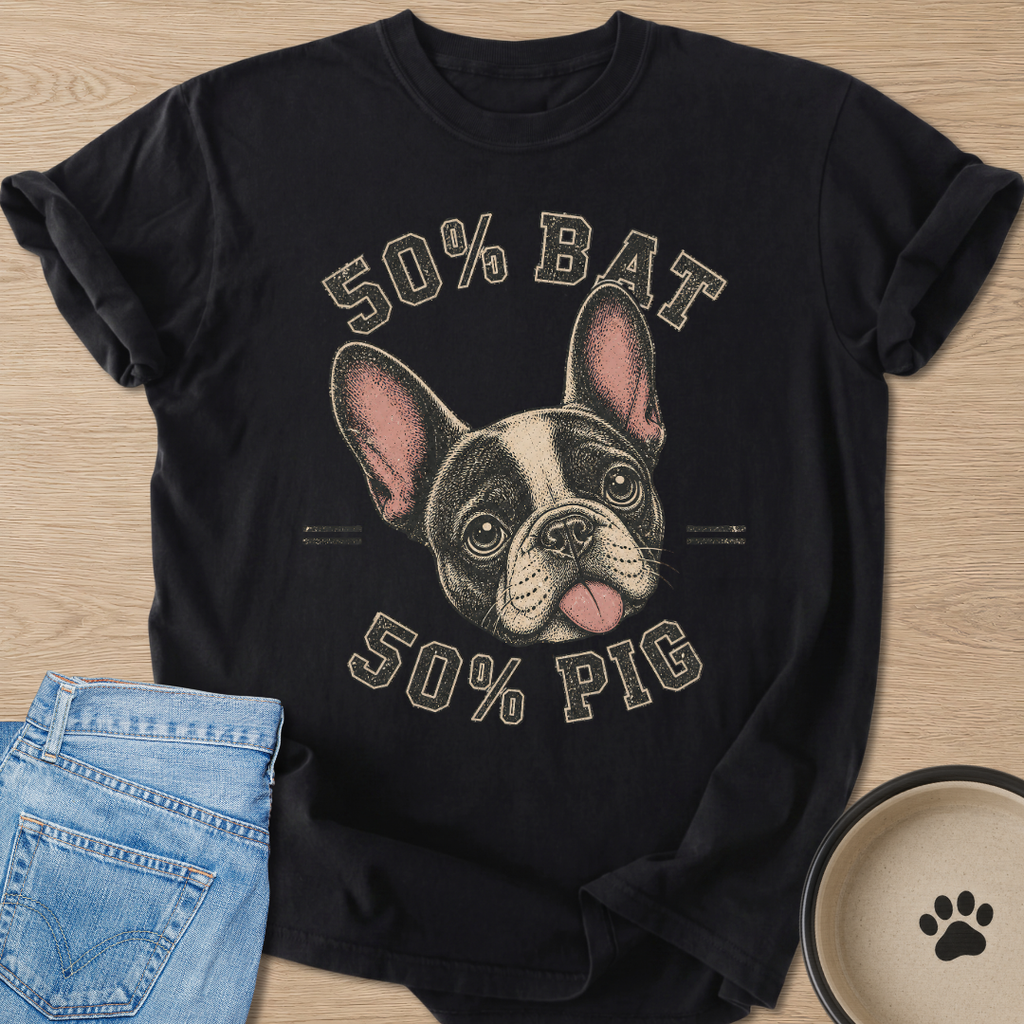 %50 Bat %50 Pig T-shirt