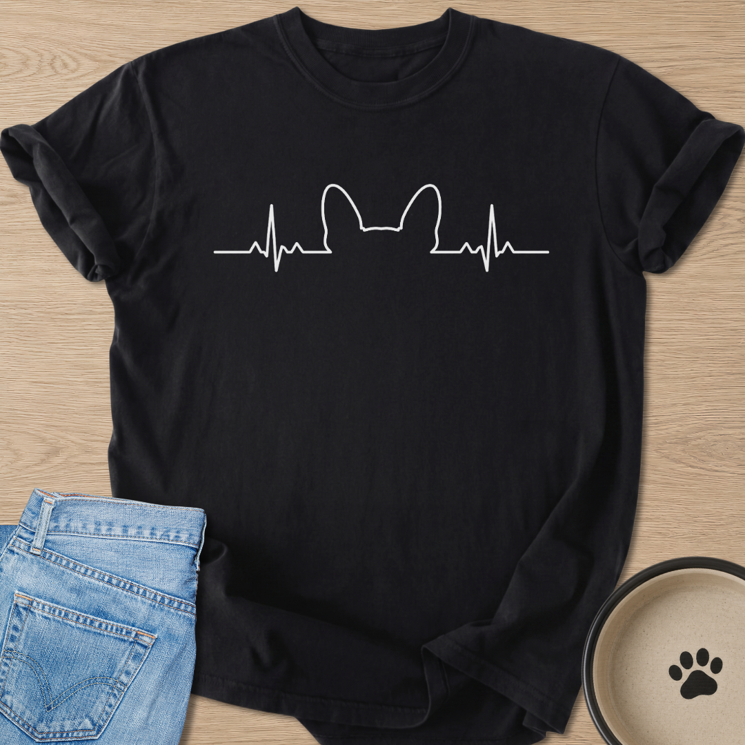 Frenchie Heartbeat T-shirt
