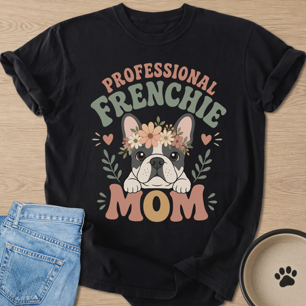 Professional Frenchie Mom T-shirt