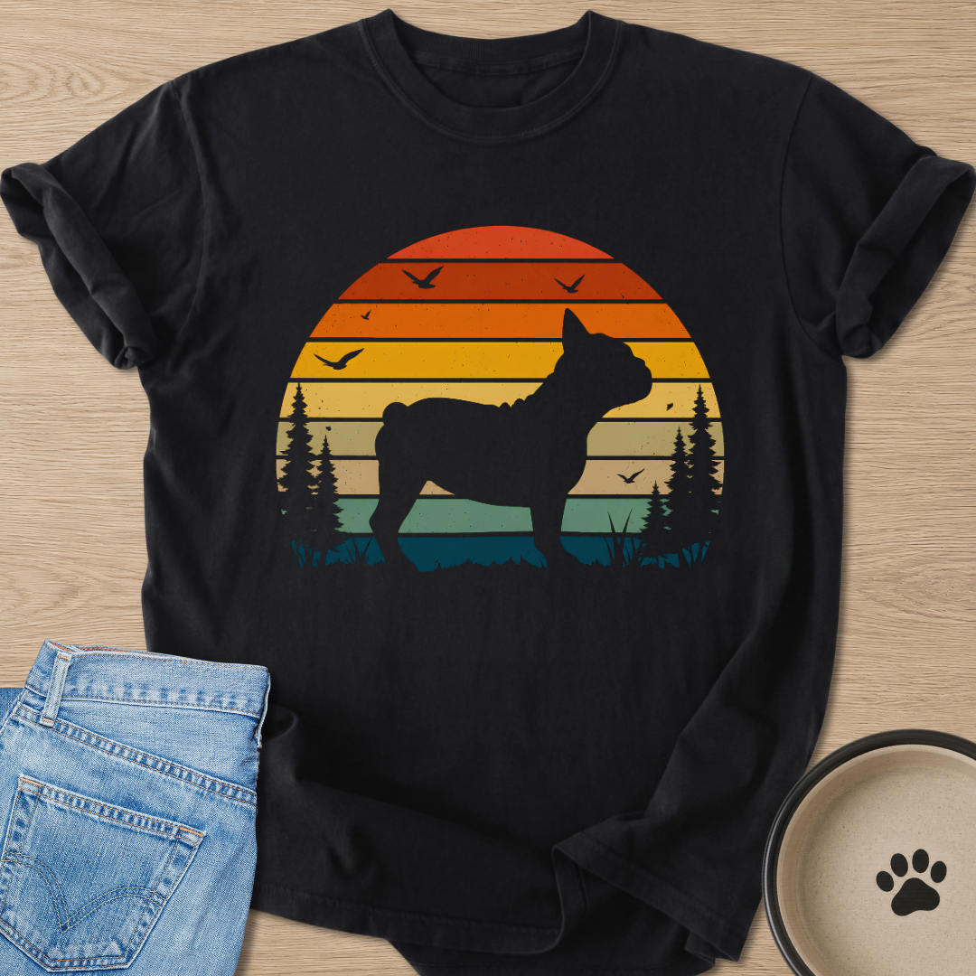 Frenchie Sun T-shirt