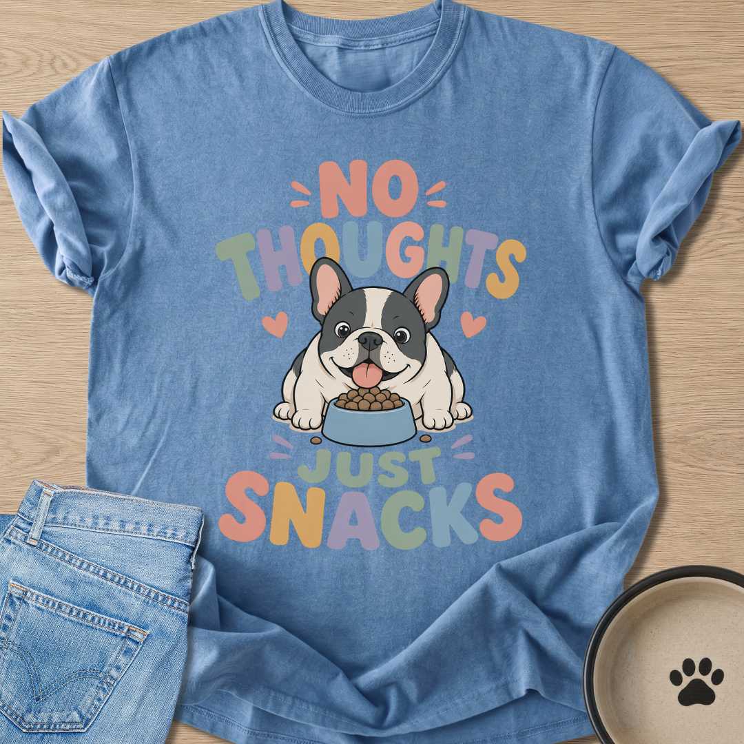 No Thoughts Just Snacks T-shirt