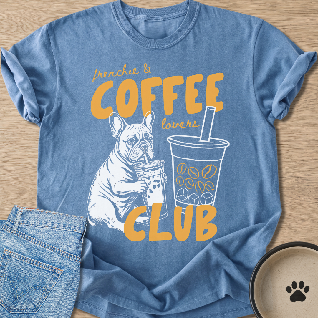 Frenchie & Coffee Lovers T-shirt