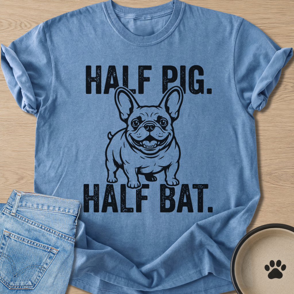 Half Pig Half Bat T-shirt