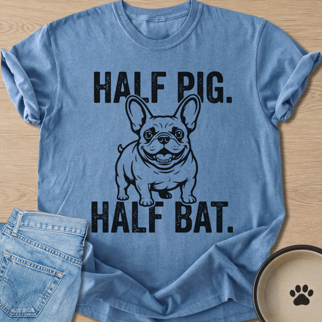 Half Pig Half Bat T-shirt