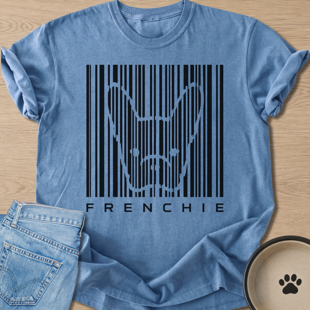 Frenchie Barcode T-shirt