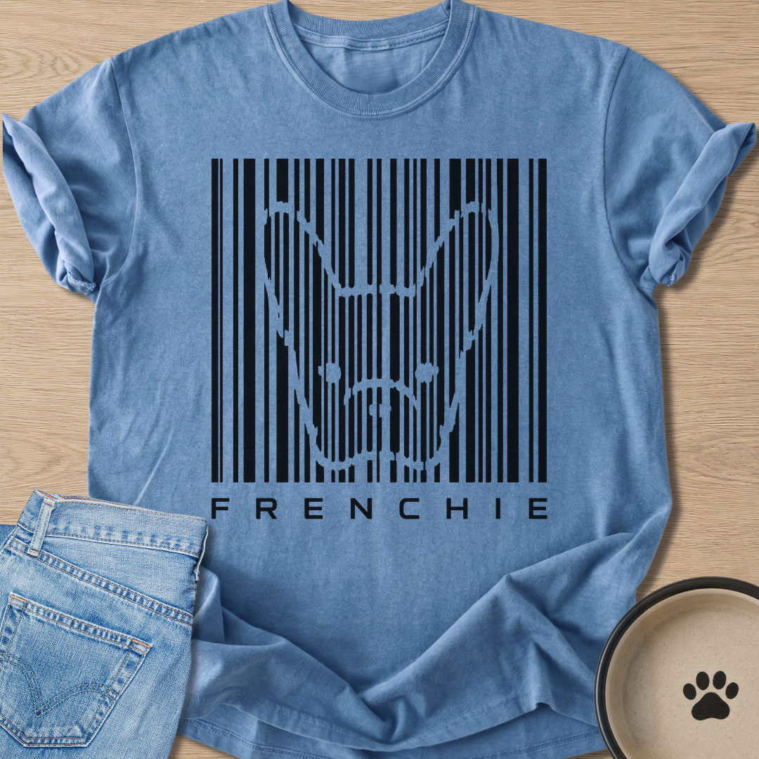 Frenchie Barcode T-shirt