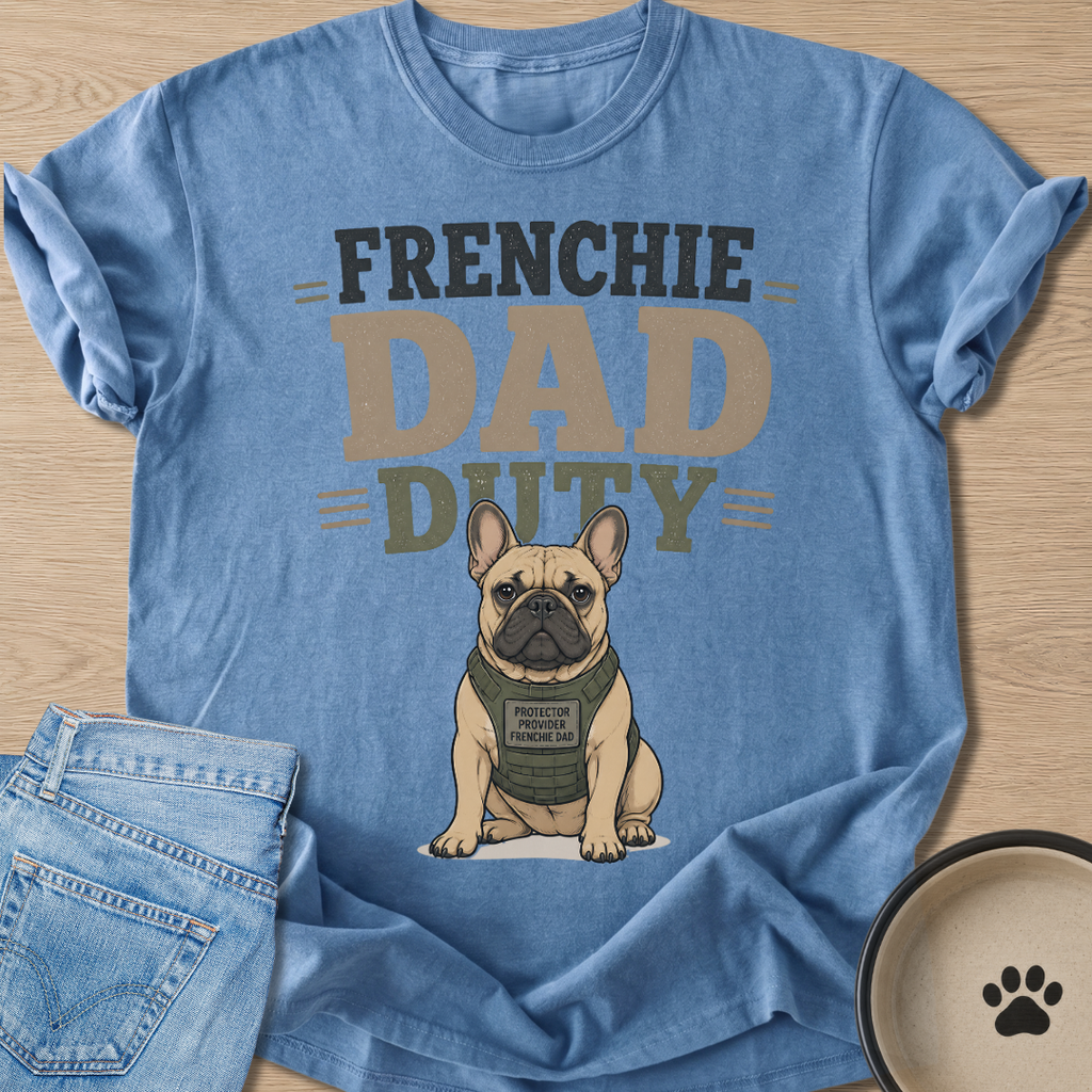 Frenchie Dad Duty T-shirt