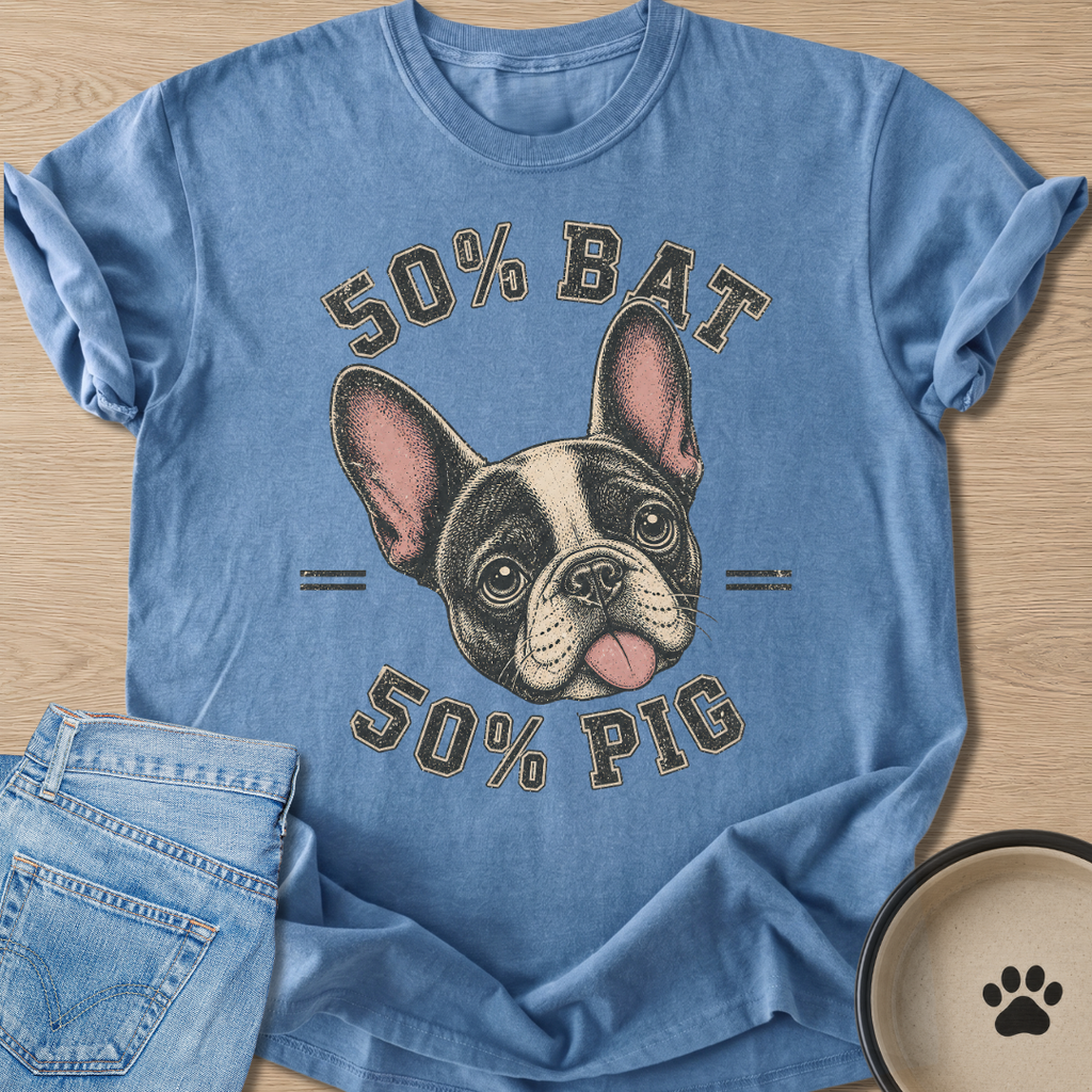 %50 Bat %50 Pig T-shirt