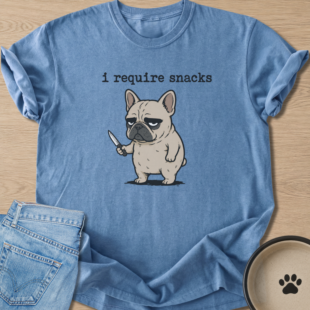 I Require Snacks T-shirt