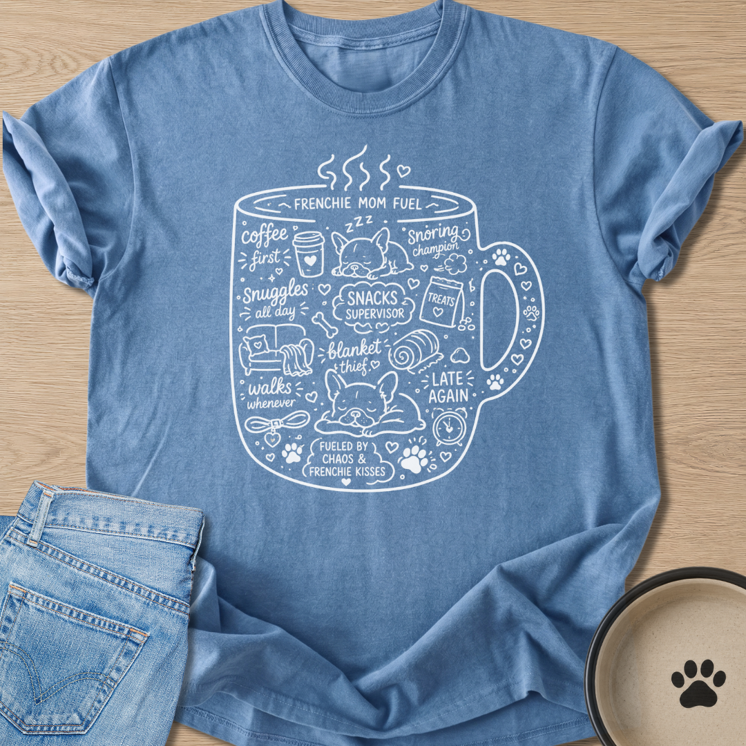 Frenchie Mom Fuel T-shirt