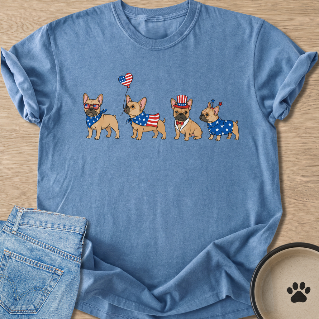 Frenchies of Freedom T-shirt