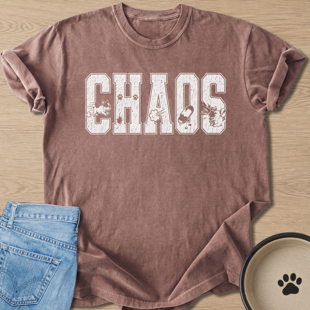 Frenchie Chaos T-shirt