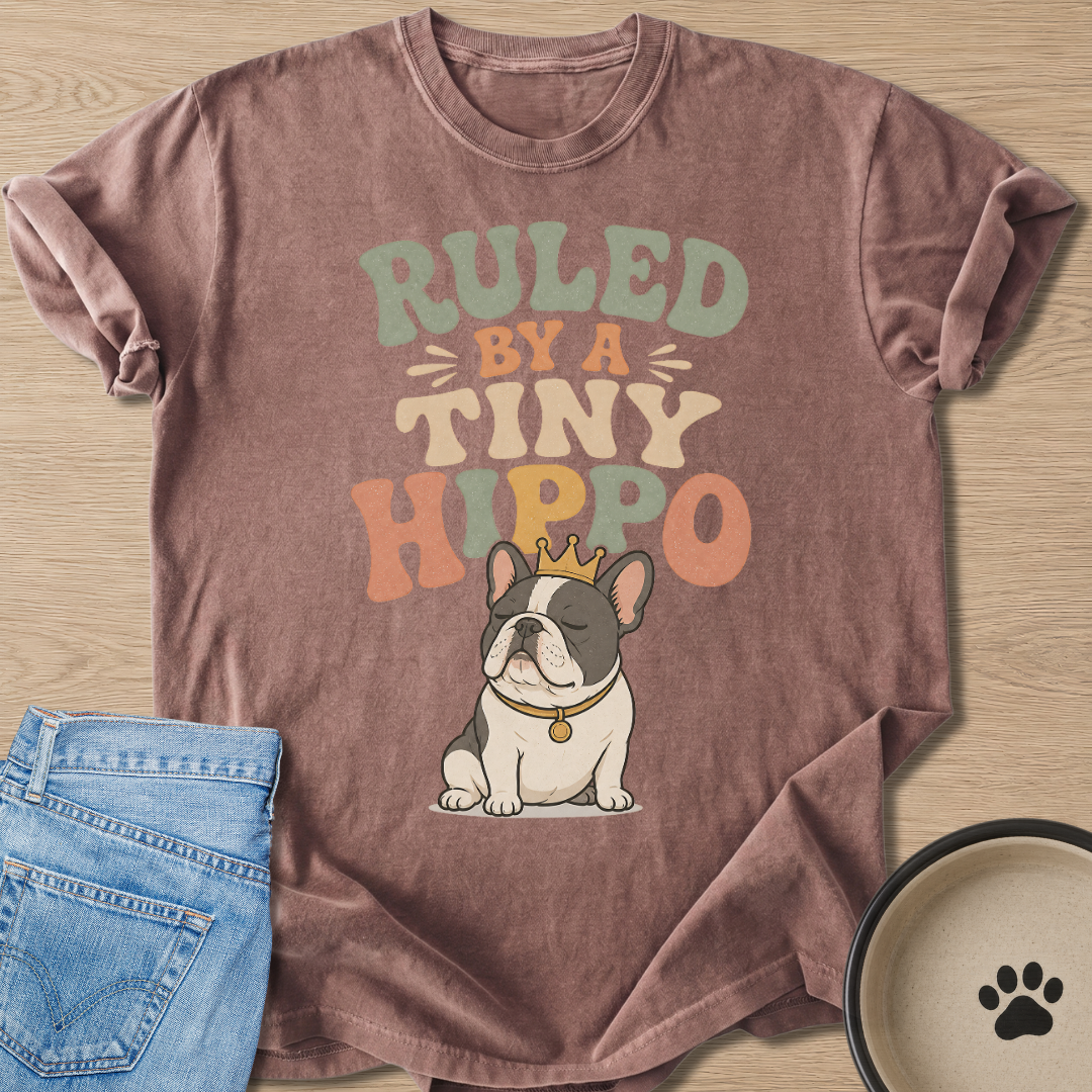 Ruled By A Tiny Hippo T-shirt
