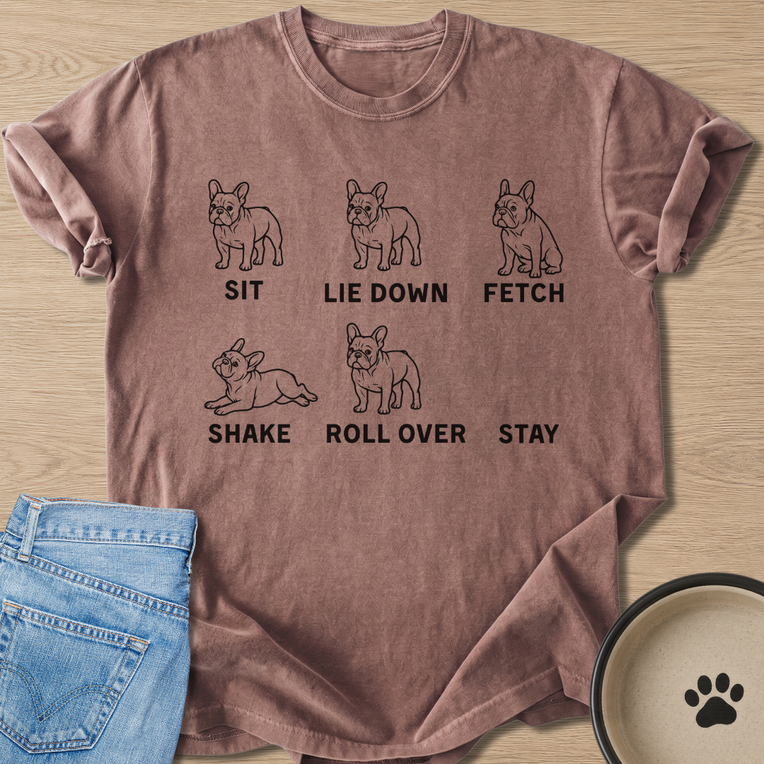 Frenchie Habits T-shirt