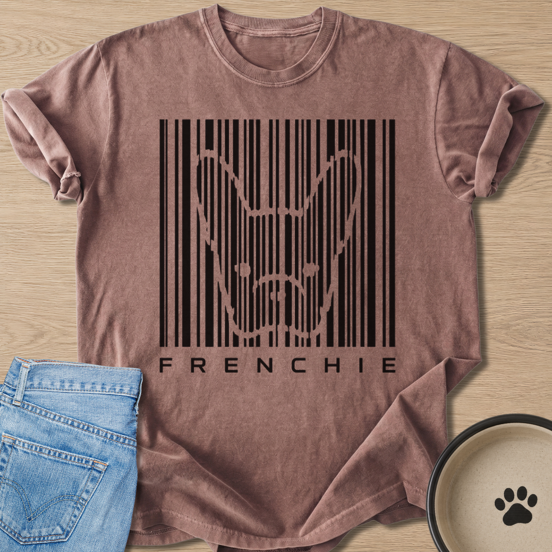 Frenchie Barcode T-shirt