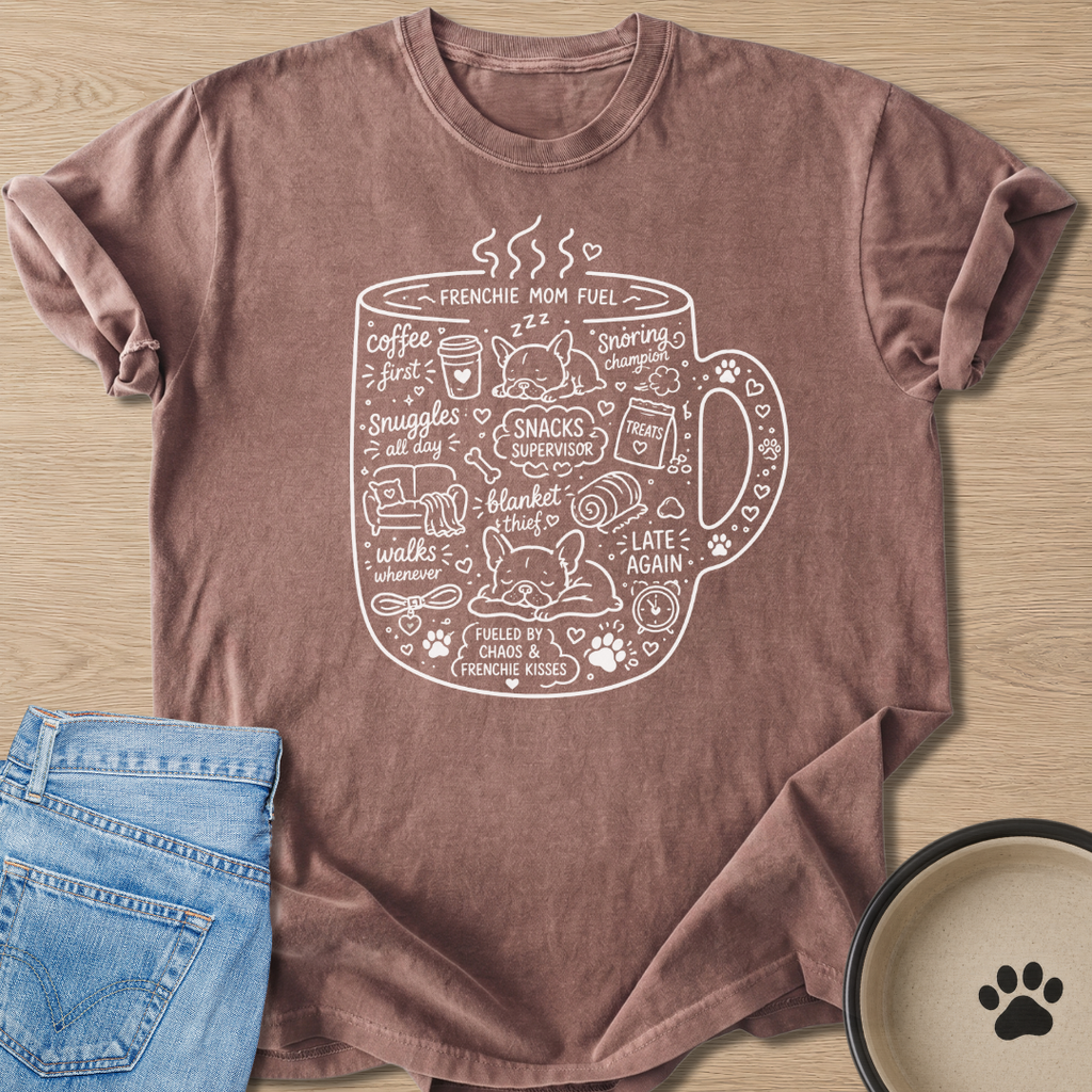 Frenchie Mom Fuel T-shirt