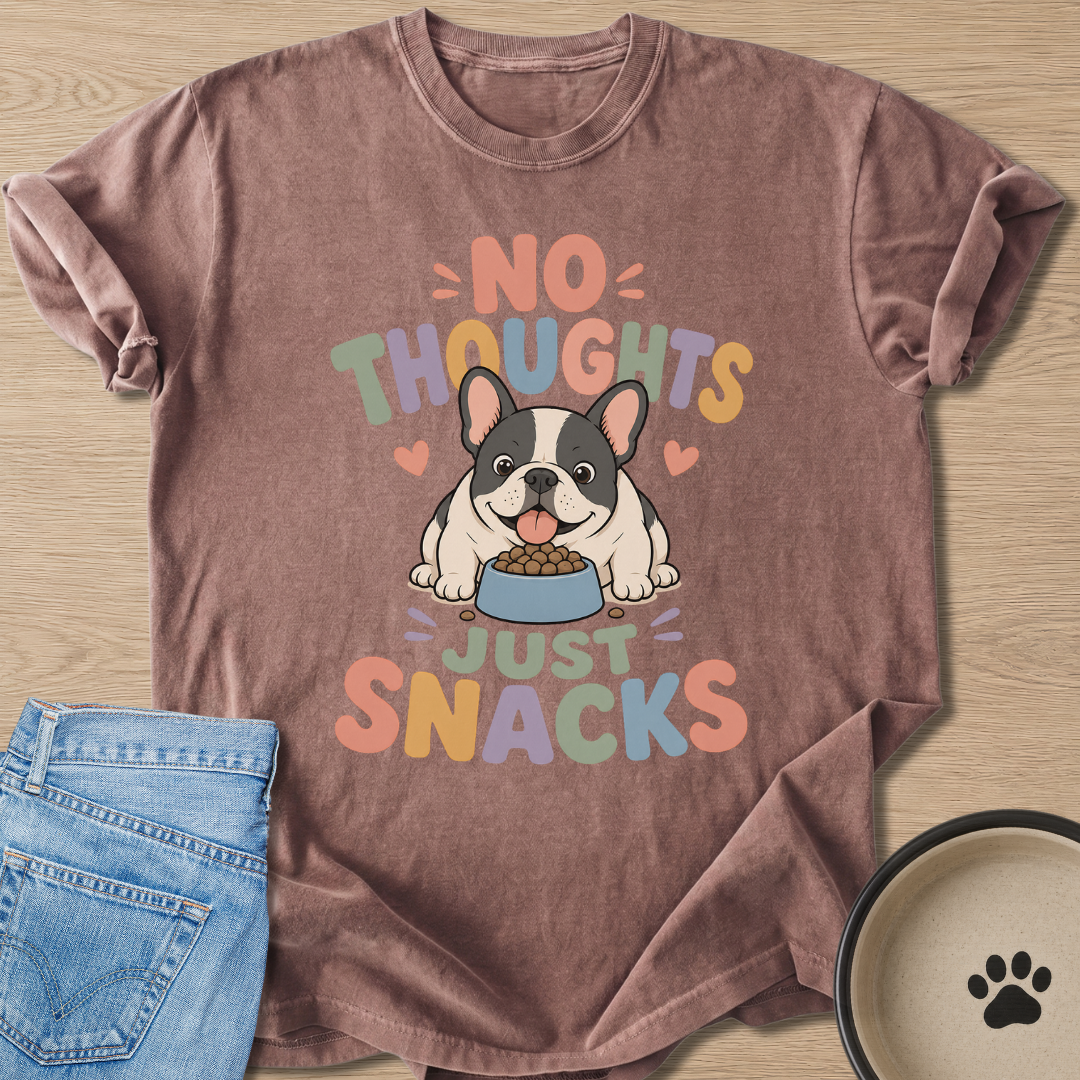 No Thoughts Just Snacks T-shirt