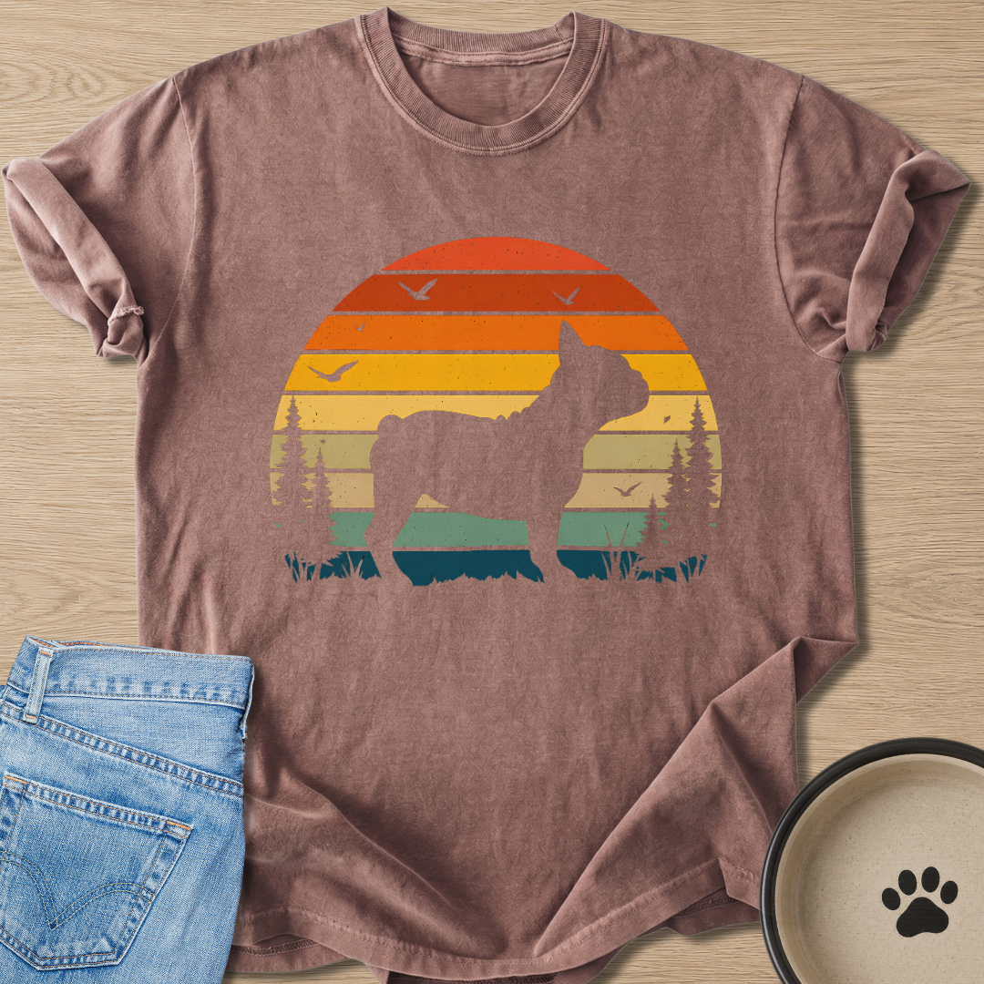 Frenchie Sun T-shirt