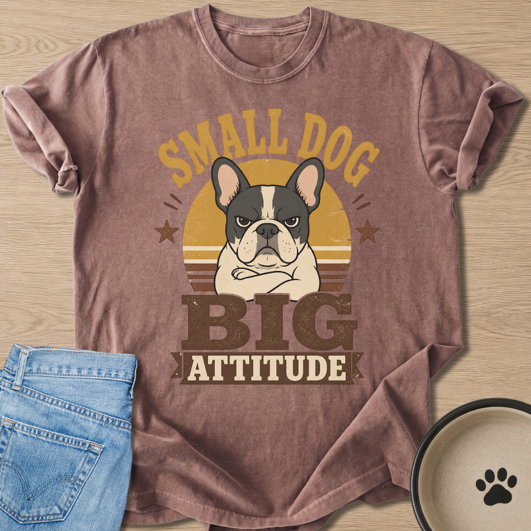 Small Dog Big Attitude T-shirt