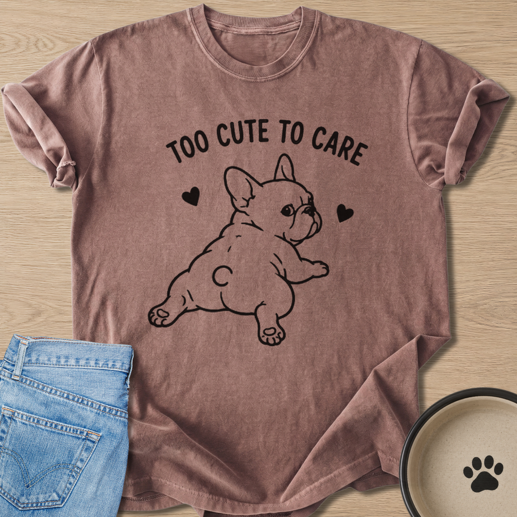 Too Cute To Care T-shirt