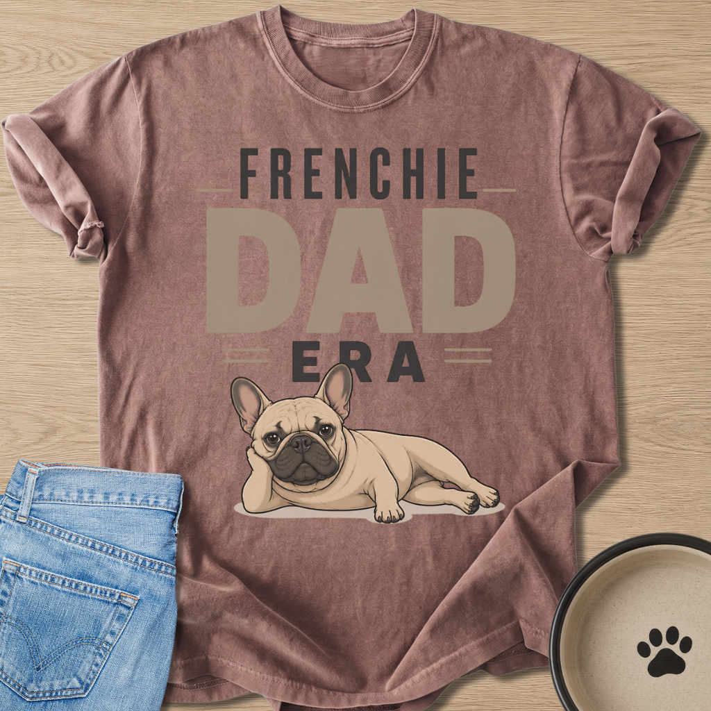 Frenchie Dad Era T-shirt