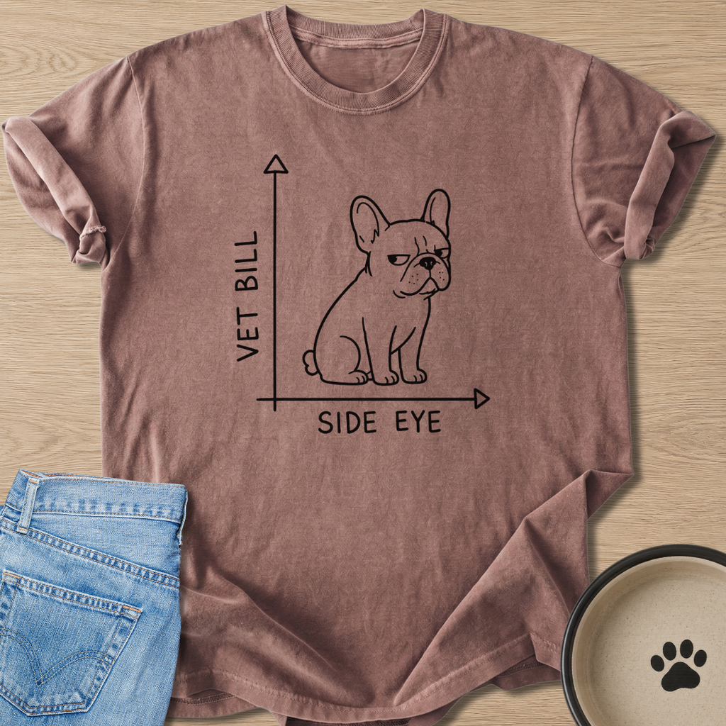 Frenchie Chart T-shirt