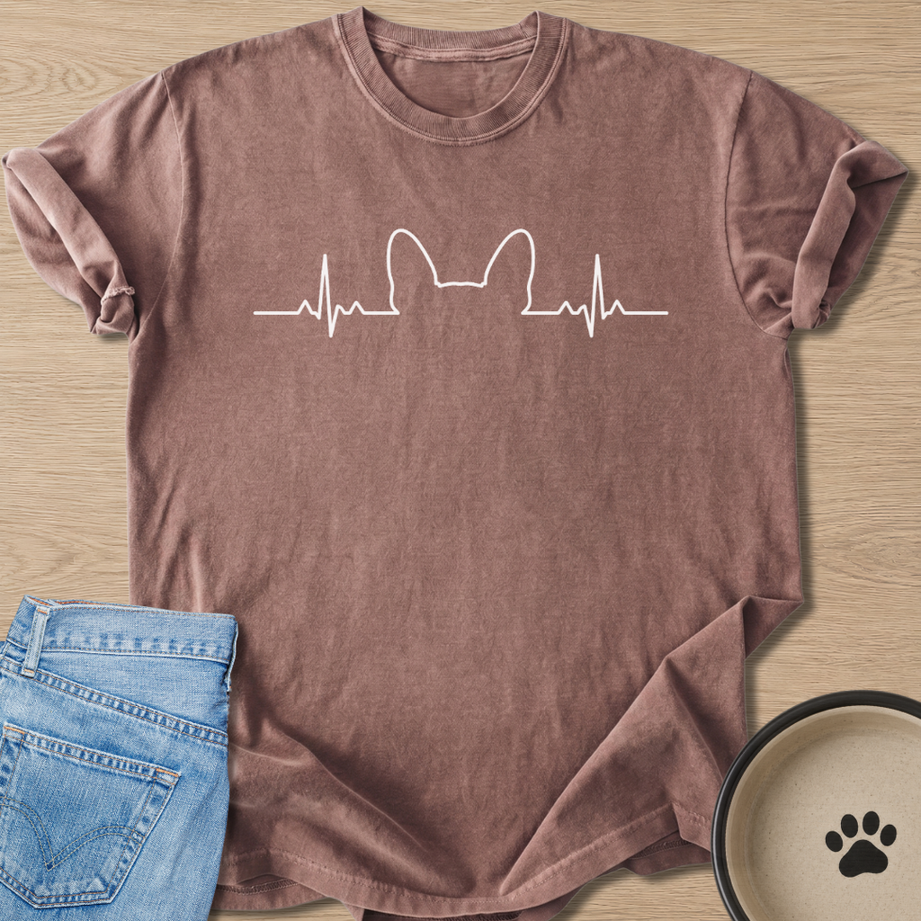Frenchie Heartbeat T-shirt