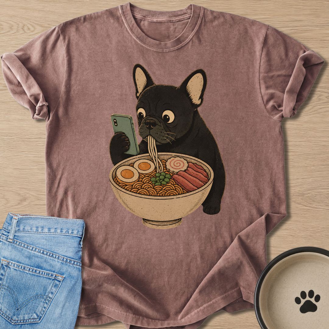 Surprised Frenchie T-shirt