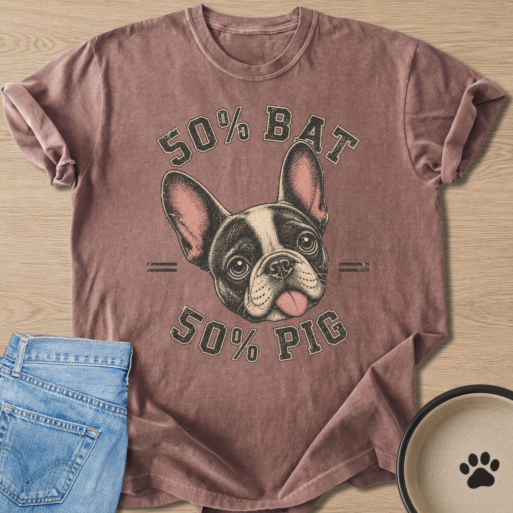 %50 Bat %50 Pig T-shirt