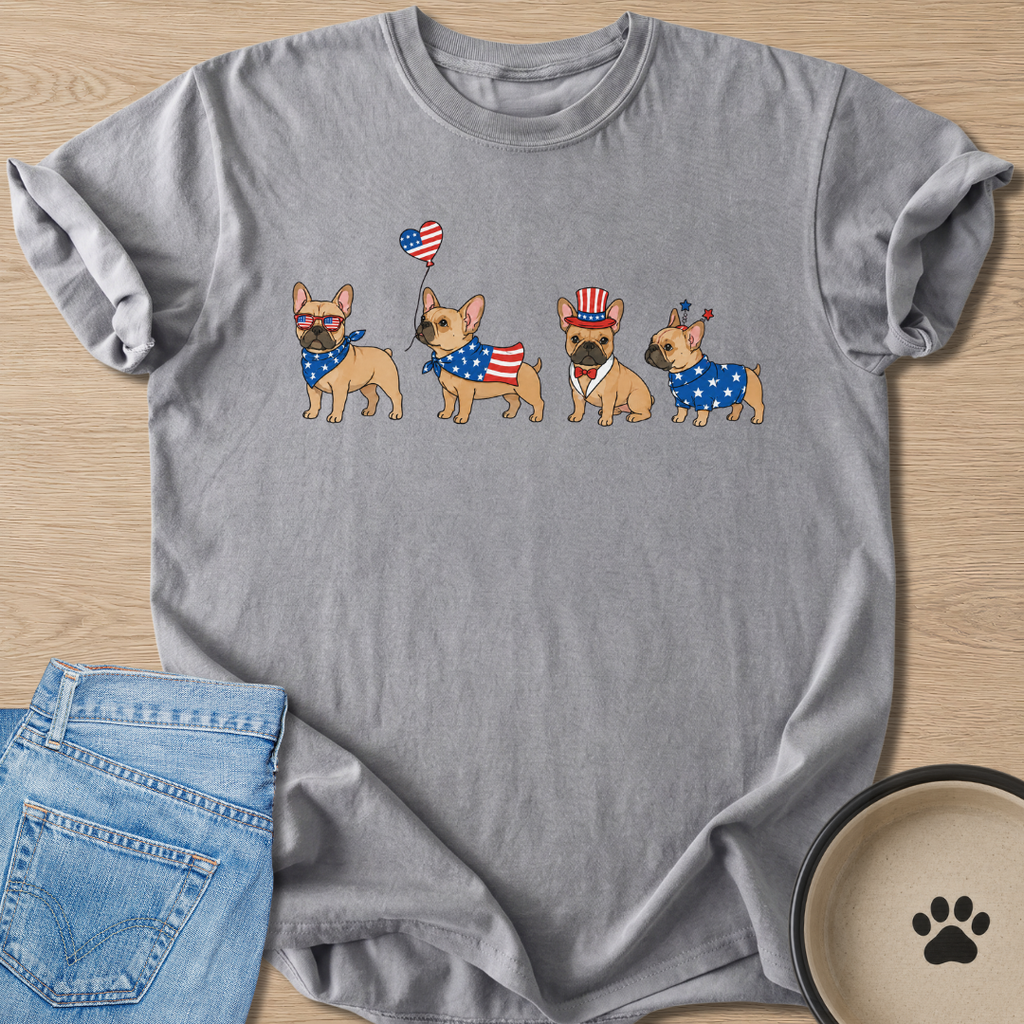 Frenchies of Freedom T-shirt