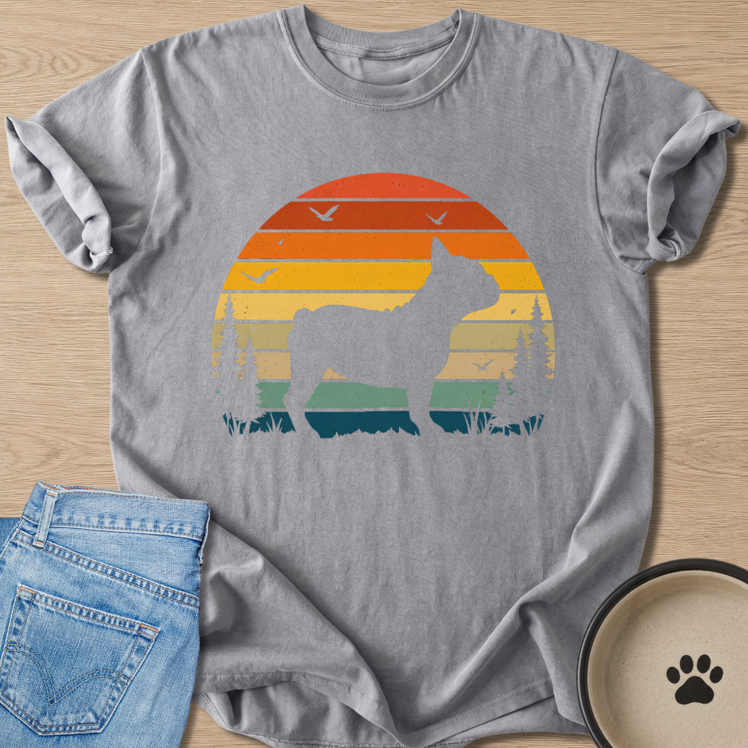 Frenchie Sun T-shirt